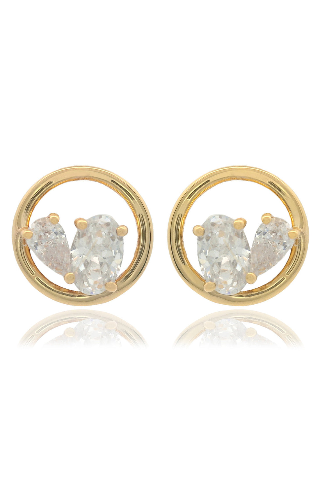 CHIC NOEL TOI ET MOI CIRCLE EARRINGS GOLD-PEROZ Accessories