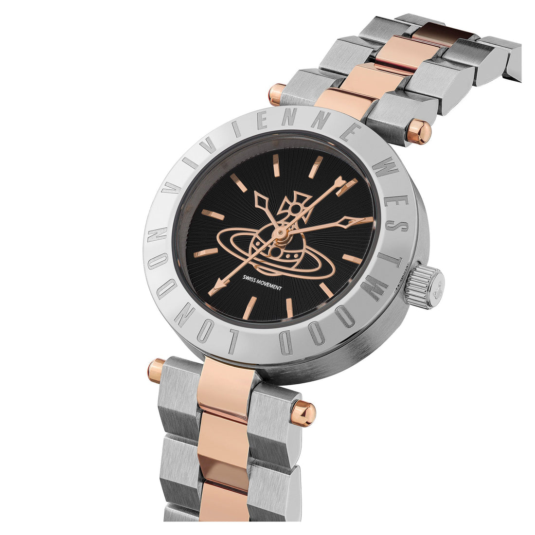 Vivienne Westwood Westbourne Orb Watch Black Dial-PEROZ Accessories