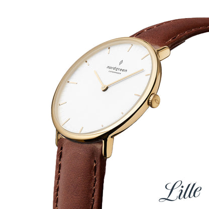 Nordgreen Native 40mm Gold Case Brown Watch-PEROZ Accessories