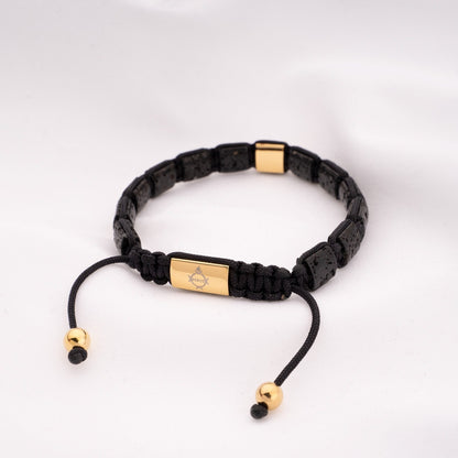 Black Lava Beaded Bracelet - Peroz Accessories
