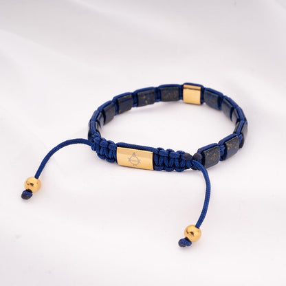 PEROZ Australia | Blue Lapis Beaded Bracelet