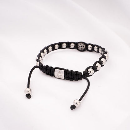 PEROZ Accessories | Silver Stainless Steel Beaded Bracelet