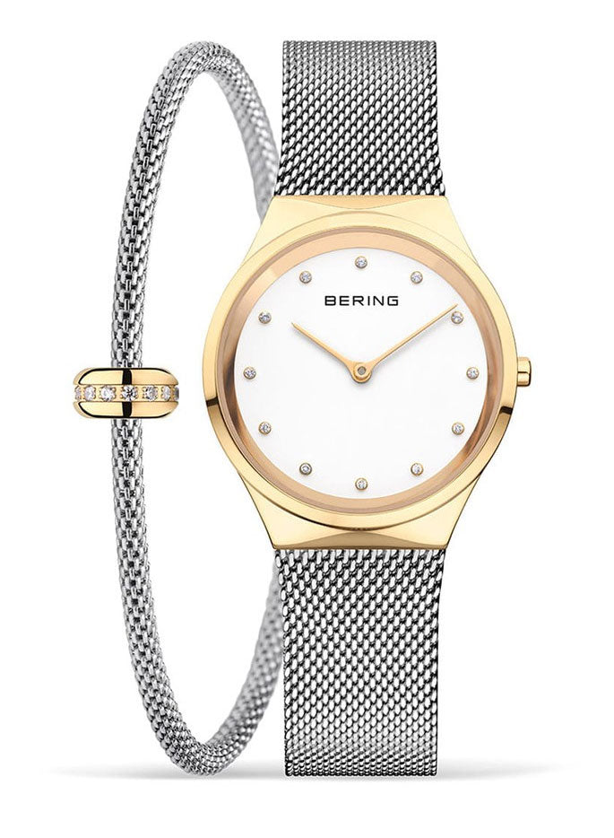 Bering Classic Gift Set 31mm Stainless Steel Strap with Matching Bracelet Watch-PEROZ Accessories