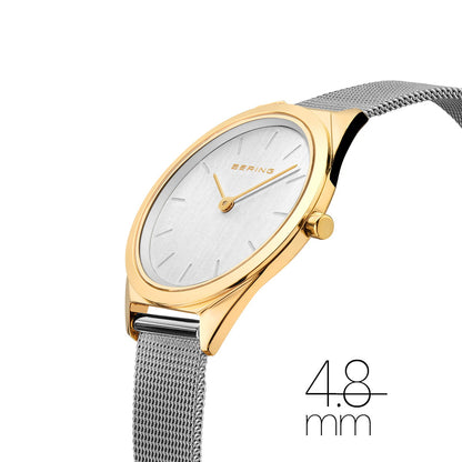 Bering Ladies Ultra Slim Silver Watch-PEROZ Accessories