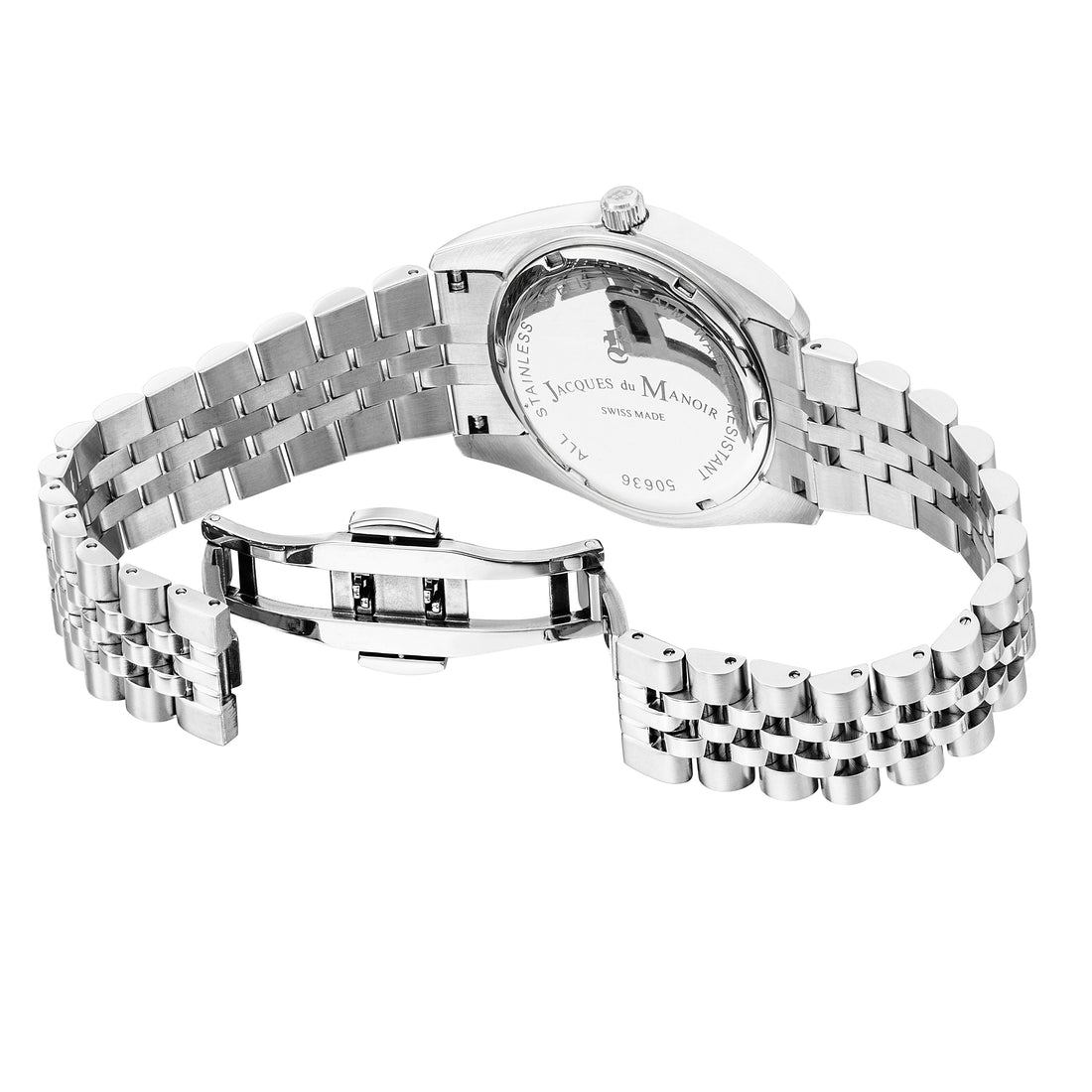 Jacques Du Manoir Swiss Inspiration 36mm Stainless Steel Strap Watch-PEROZ Accessories