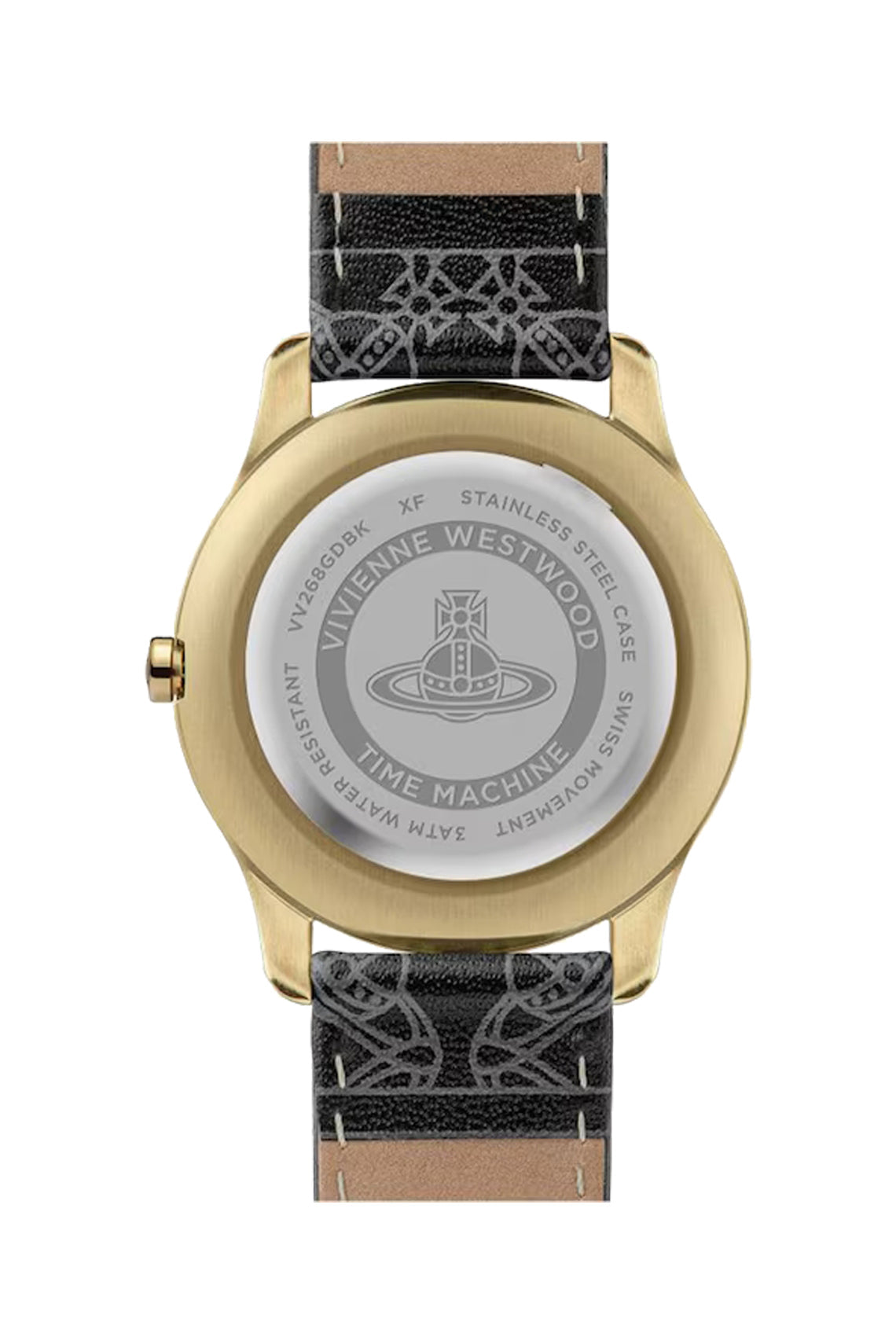 Vivienne Westwood Berkley Black Gold 35mm Black Watch-PEROZ Accessories