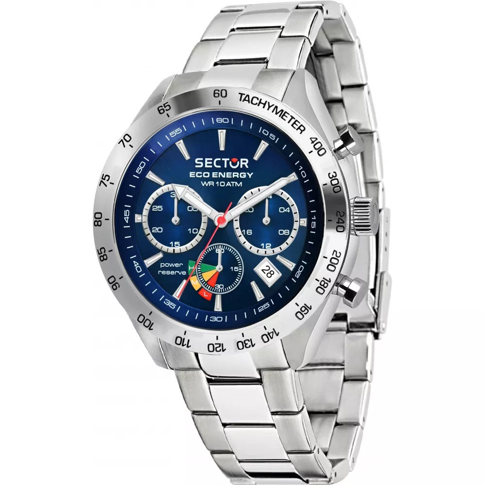 Sector 695 Solar Multifunction Blue Chronograph-PEROZ Accessories