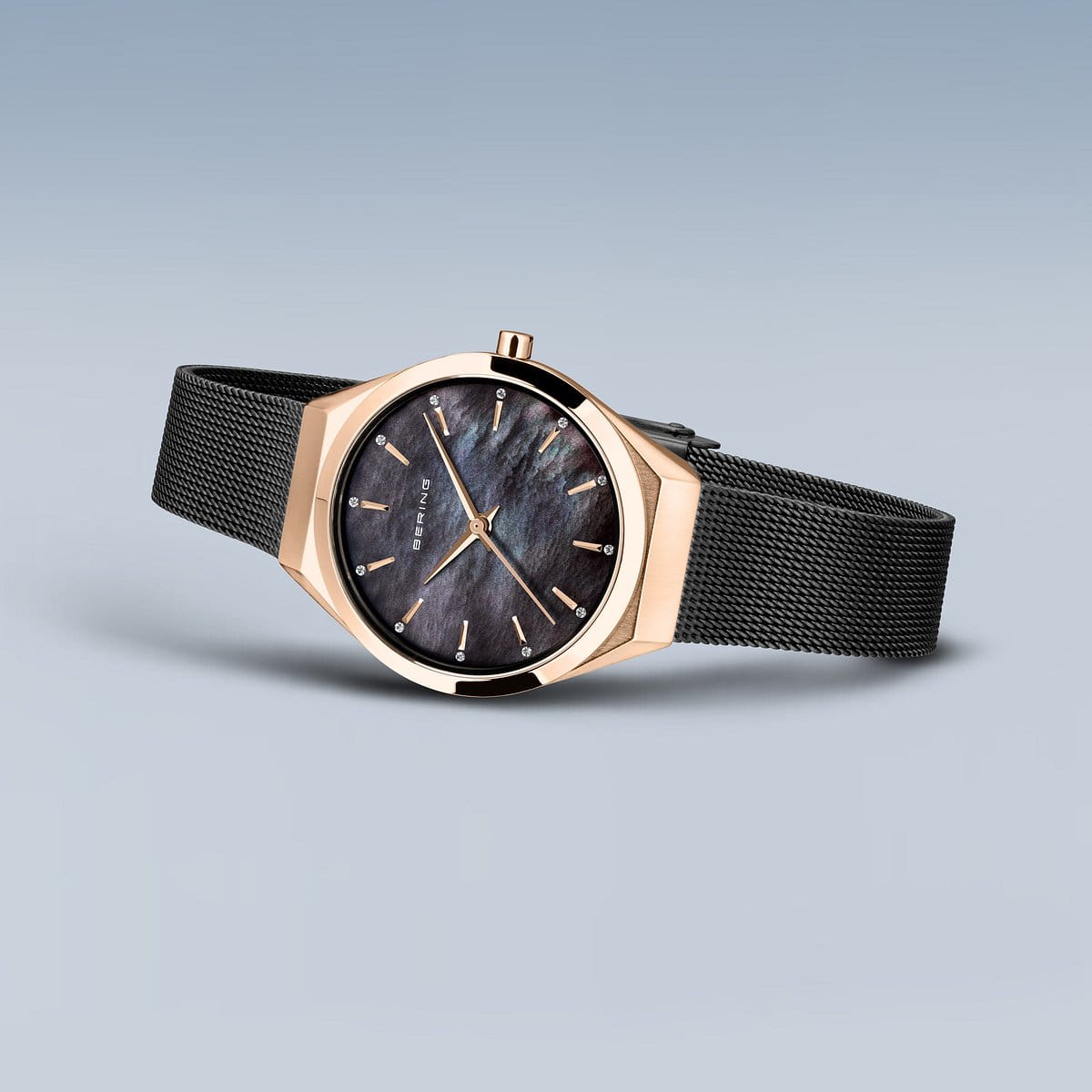 Bering Ladies Ultra Slim Mother of Pearl Watch-PEROZ Accessories