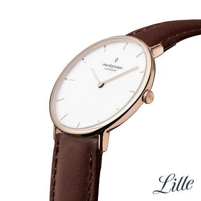 Nordgreen Native 36mm Brown Watch-PEROZ Accessories