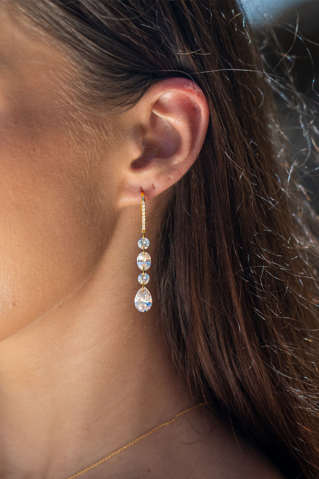 MIRAGE OLGA EARRINGS GOLD-PEROZ Accessories