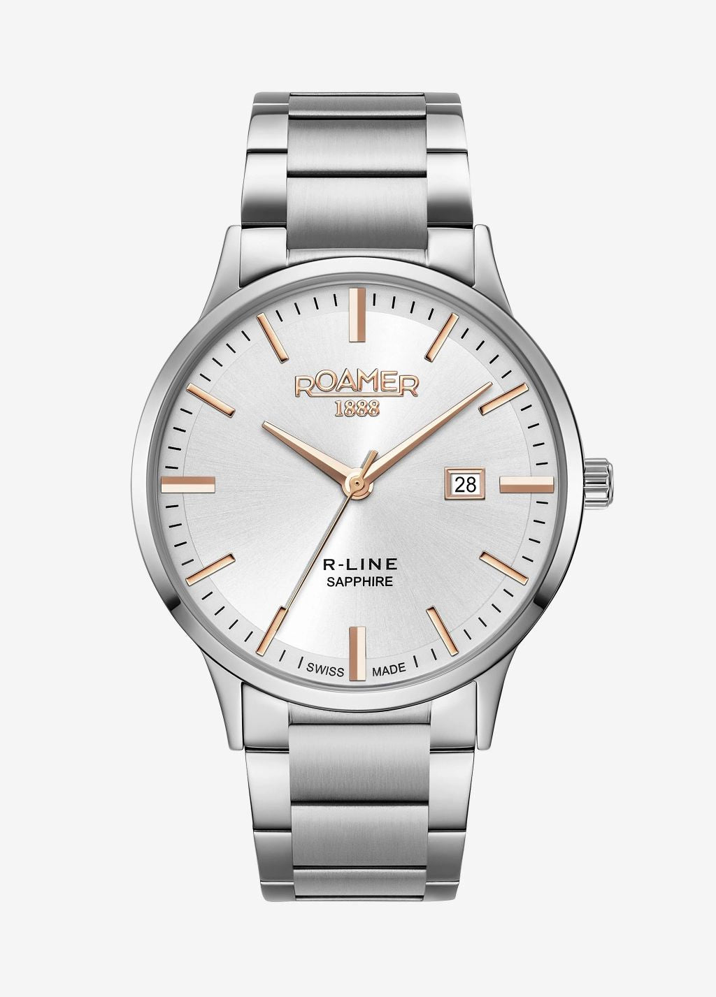 Roamer R-Line Classic Silver Watch-PEROZ Accessories