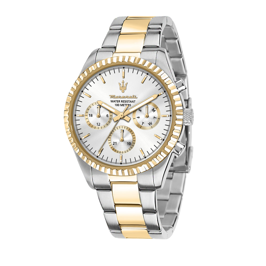 Maserati Competizione 43mm Multifunction Two Tone Chronograph-PEROZ Accessories