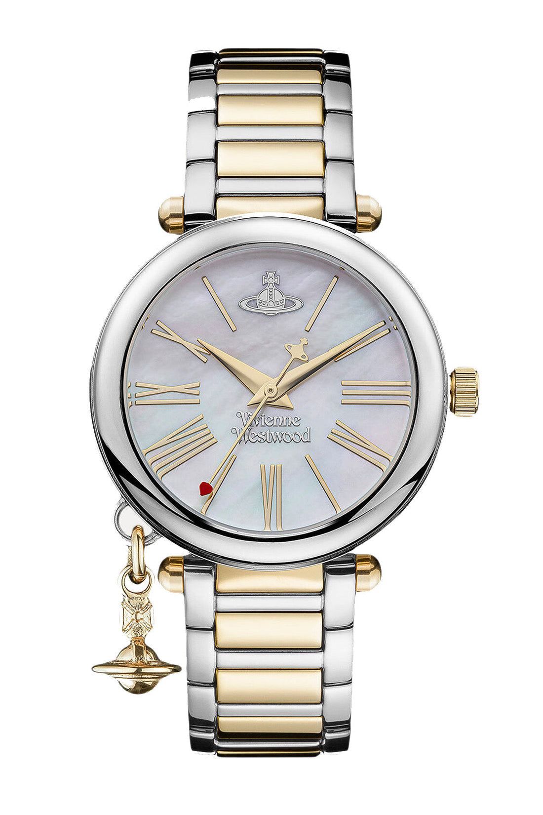 Vivienne Westwood Mother Orb Two Tone Strap Watch-PEROZ Accessories