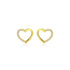 Amie Gold Stud Earrings for Women | PEROZ Accessories