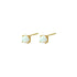 Callie - White/Blue Opal Stud Earrings-Earrings-PEROZ Accessories