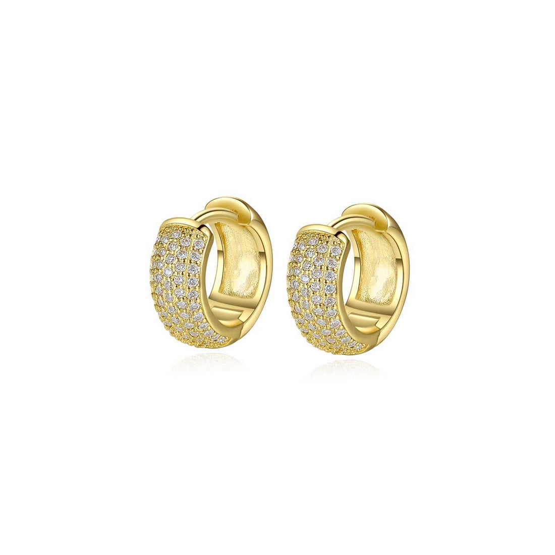 Coralie Gold Hoop Earrings