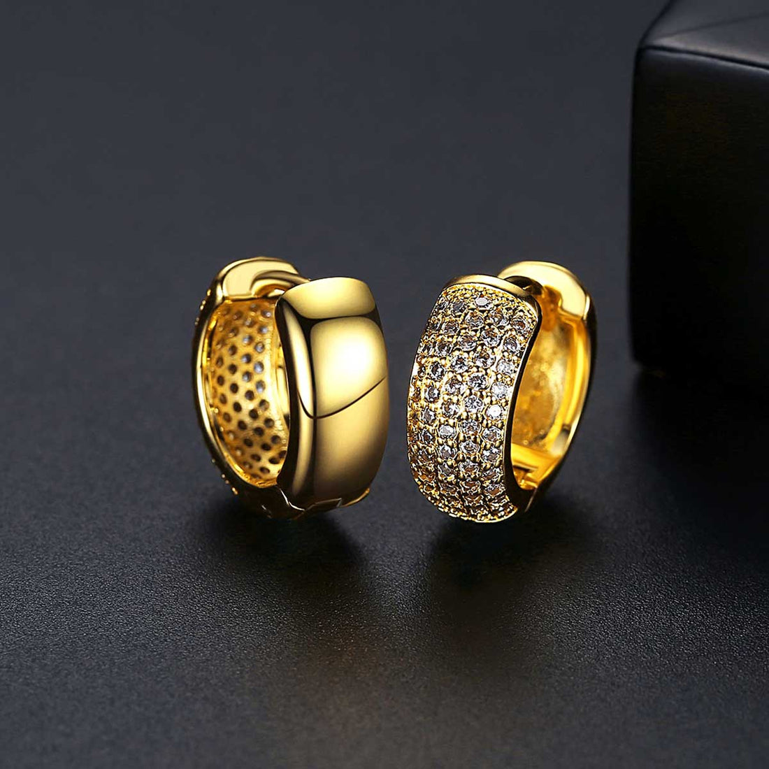 Coralie Gold Hoop Earrings 2