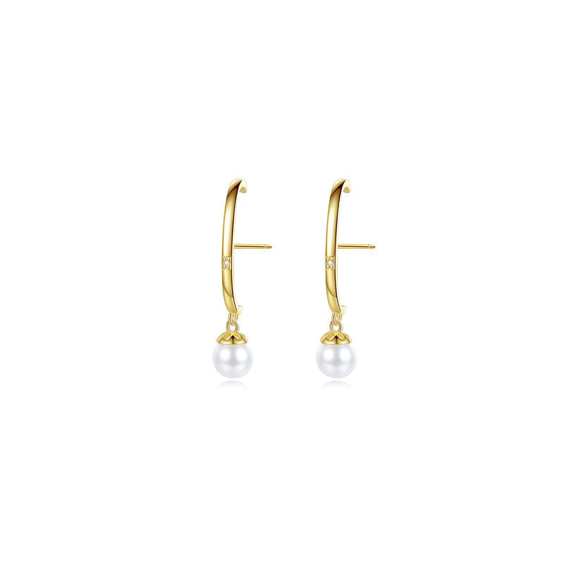 Shaylie - Gold Drop Earrings for Women-Earrings-PEROZ Accessories