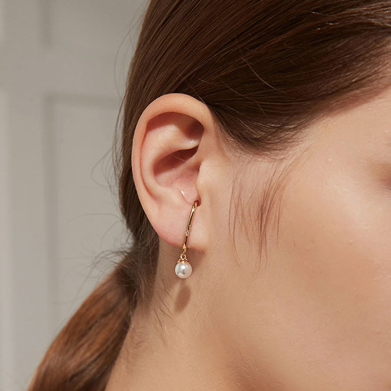Shaylie - Gold Drop Earrings for Women-Earrings-PEROZ Accessories