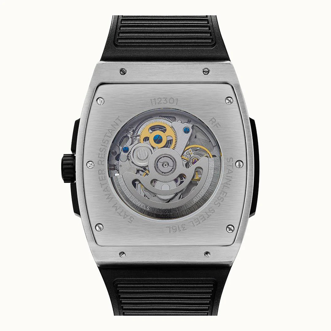 Ingersoll The Challenger Automatic Silver and Black Watch-PEROZ Accessories
