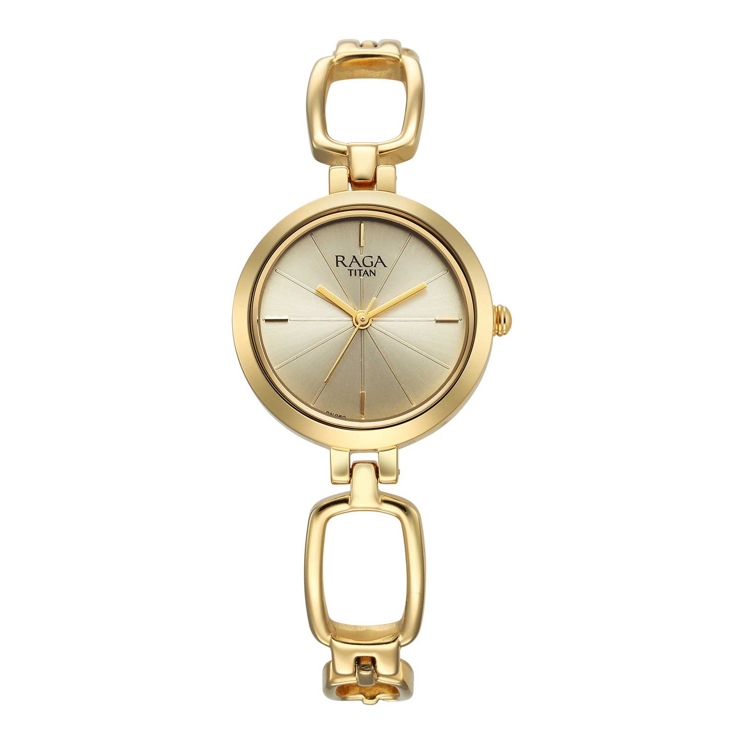 Titan Raga Champagne Dial Watch for Women-PEROZ Accessories