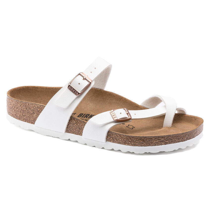 Birkenstock Mayari Birko-Flor Sandal White-Fashion-PEROZ Accessories