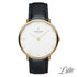 Nordgreen Native 32mm Black Leather Strap Watch-PEROZ Accessories