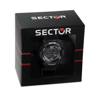 Sector EX-16 Black Digital Watch-PEROZ Accessories