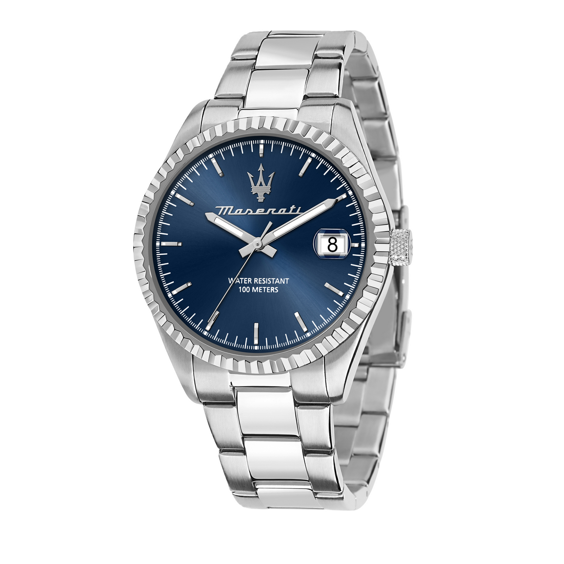 Maserati Competizione 43mm Silver Stainless Steel Watch-PEROZ Accessories