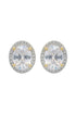 GEORGINI MIDNIGHT VELVET LIMITED EDITION SELENE TWO-TONE MOONLIGHT OVAL EARRINGS-PEROZ Accessories