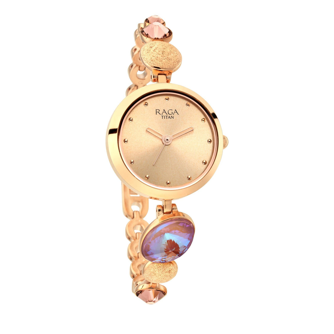 Titan Raga Moments Of Joy Mother of Pearl Dial Women Watch With Metal Strap-PEROZ Accessories