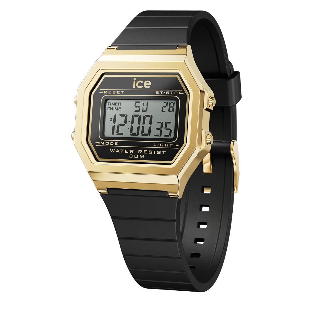 ICE digit retro - Black gold-PEROZ Accessories