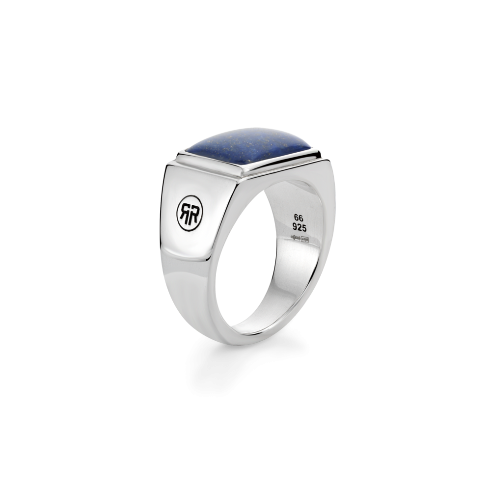 Rebel and Rose Ring Square Lapis Lowneck-PEROZ Accessories