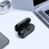 FitSmart In Ear Buds with Charging Case Portable Wireless Black-Headphones-PEROZ Accessories