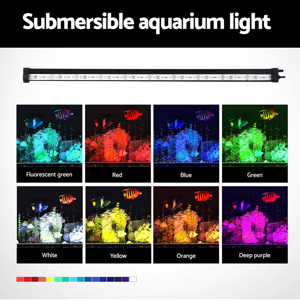 i.Pet Aquarium Light Submersible 52CM Air Bubble LED Light-Home &amp; Garden &gt; Fountains &gt; Fountain &amp; Ponds Accessories-PEROZ Accessories
