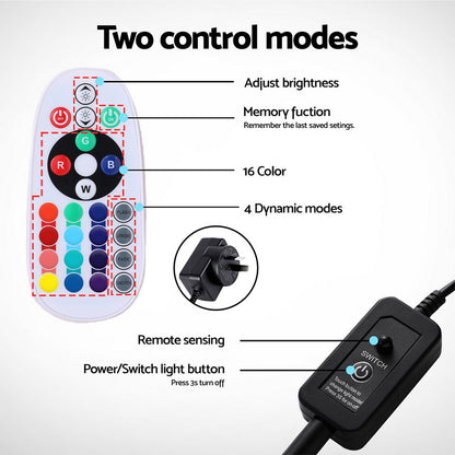 i.Pet Aquarium Light Submersible 52CM Air Bubble LED Light-Home &amp; Garden &gt; Fountains &gt; Fountain &amp; Ponds Accessories-PEROZ Accessories