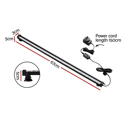i.Pet Aquarium Light Submersible 67CM Air Bubble LED Light-Home &amp; Garden &gt; Fountains &gt; Fountain &amp; Ponds Accessories-PEROZ Accessories