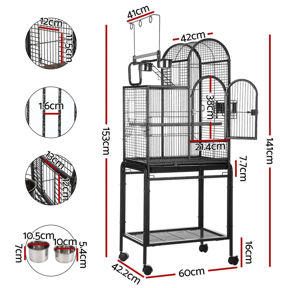 i.Pet Bird Cage 153cm Large Aviary-Pet Care &gt; Bird &gt; Bird Cages &amp; Stands-PEROZ Accessories