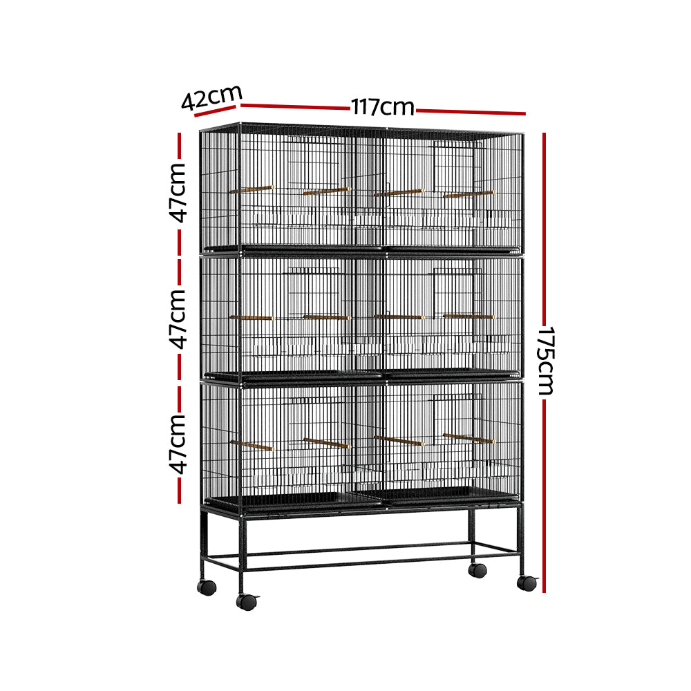 i.Pet Bird Cage 175cm Large Aviary-Pet Care > Bird > Bird Cages &amp; Stands-PEROZ Accessories