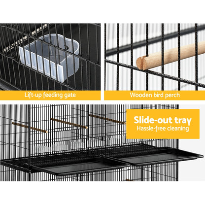 i.Pet Bird Cage 175cm Large Aviary-Pet Care > Bird > Bird Cages &amp; Stands-PEROZ Accessories