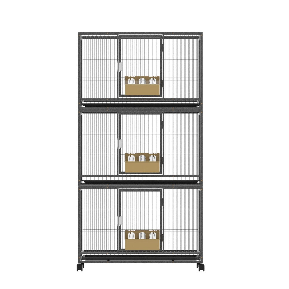 i.Pet Bird Cage Large Bird Cages Aviary Budgie Perch Cage Parrot Pet Stand Wheels-Pet Care > Bird > Bird Cages &amp; Stands-PEROZ Accessories
