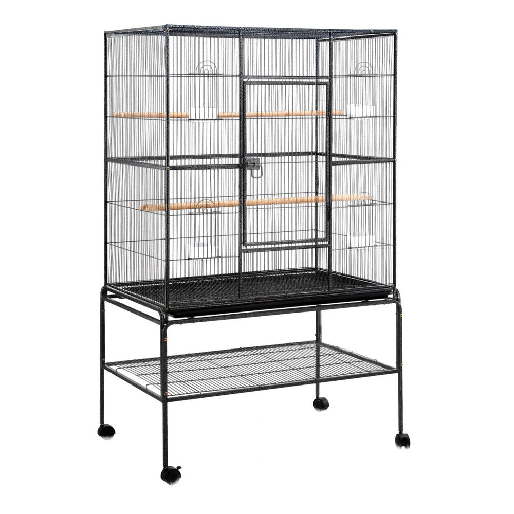 i.Pet Bird Cage Large Cages 160cm Parrot Aviary Stand-Alone Budgie Wheels Castor-Pet Care > Bird > Bird Cages &amp; Stands-PEROZ Accessories