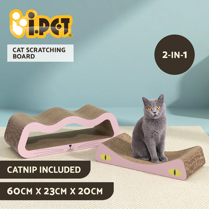 i.Pet Cat Scratching Board Scratcher Cardboard Kitten Indoor Climbing Pad Catnip-Pet Care &gt; Cat Supplies &gt; Cat Scratchers-PEROZ Accessories