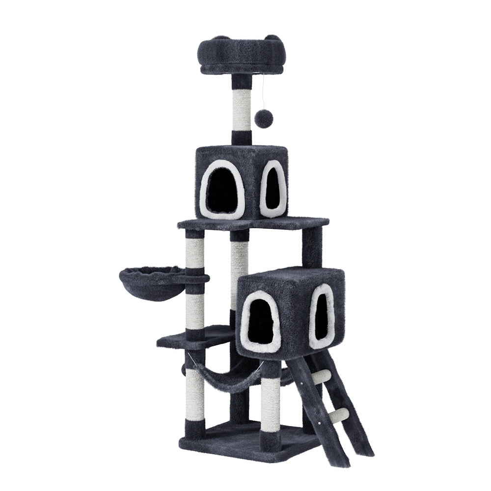 i.Pet Cat Tree 168cm Tower Scratching Post Scratcher Condo House Hanging Toy Bed-Pet Care &gt; Cat Supplies &gt; Cat Scratching Posts-PEROZ Accessories