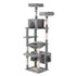 i.Pet Cat Tree 184cm Tower Scratching Post Trees Scratcher Condo House Light Grey-Pet Care > Cat Supplies > Cat Scratchers-PEROZ Accessories