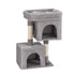 i.Pet Cat Tree 67cm Tower Scratching Post Trees Scratcher Condo House Light Grey-Pet Care > Cat Supplies > Cat Scratchers-PEROZ Accessories