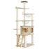 i.Pet Cat Tree Tower Scratching Post Scratcher 174cm Wood Bed Condo House Ladder-Pet Care > Cat Supplies > Cat Scratching Posts-PEROZ Accessories