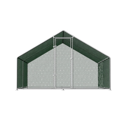 i.Pet Chicken Coop Cage 3x4x2m Galvanised Steel-Pet Care &gt; Coops &amp; Hutches &gt; Coop &amp; Hutch Accessories-PEROZ Accessories