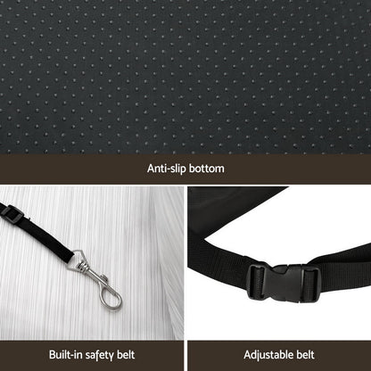 i.Pet Dog Car Seat Booster Cover Dog Bed Portable Waterproof Belt Non Slip-Auto Accessories > Auto Accessories Others > Automotive Decor-PEROZ Accessories