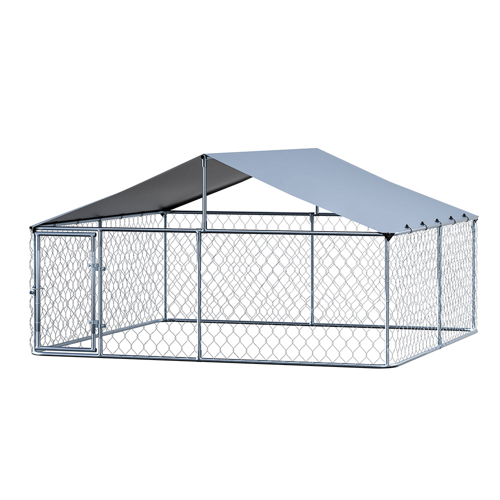 i.Pet Dog Kennel Large House XXL Pet Run Cage Puppy Outdoor Enclosure With Roof-Pet Care > Dog Supplies > Dog Kennels-PEROZ Accessories